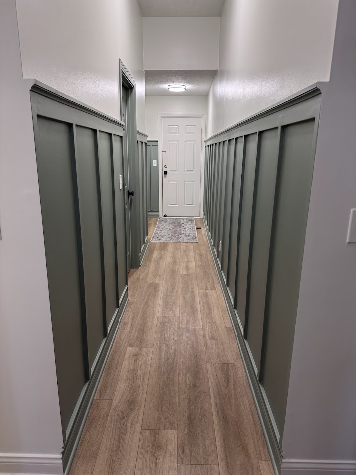 Hallway wainscoting